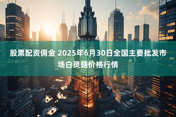 股票配资佣金 2025年6月30日全国主要批发市场白灵菇价格行情